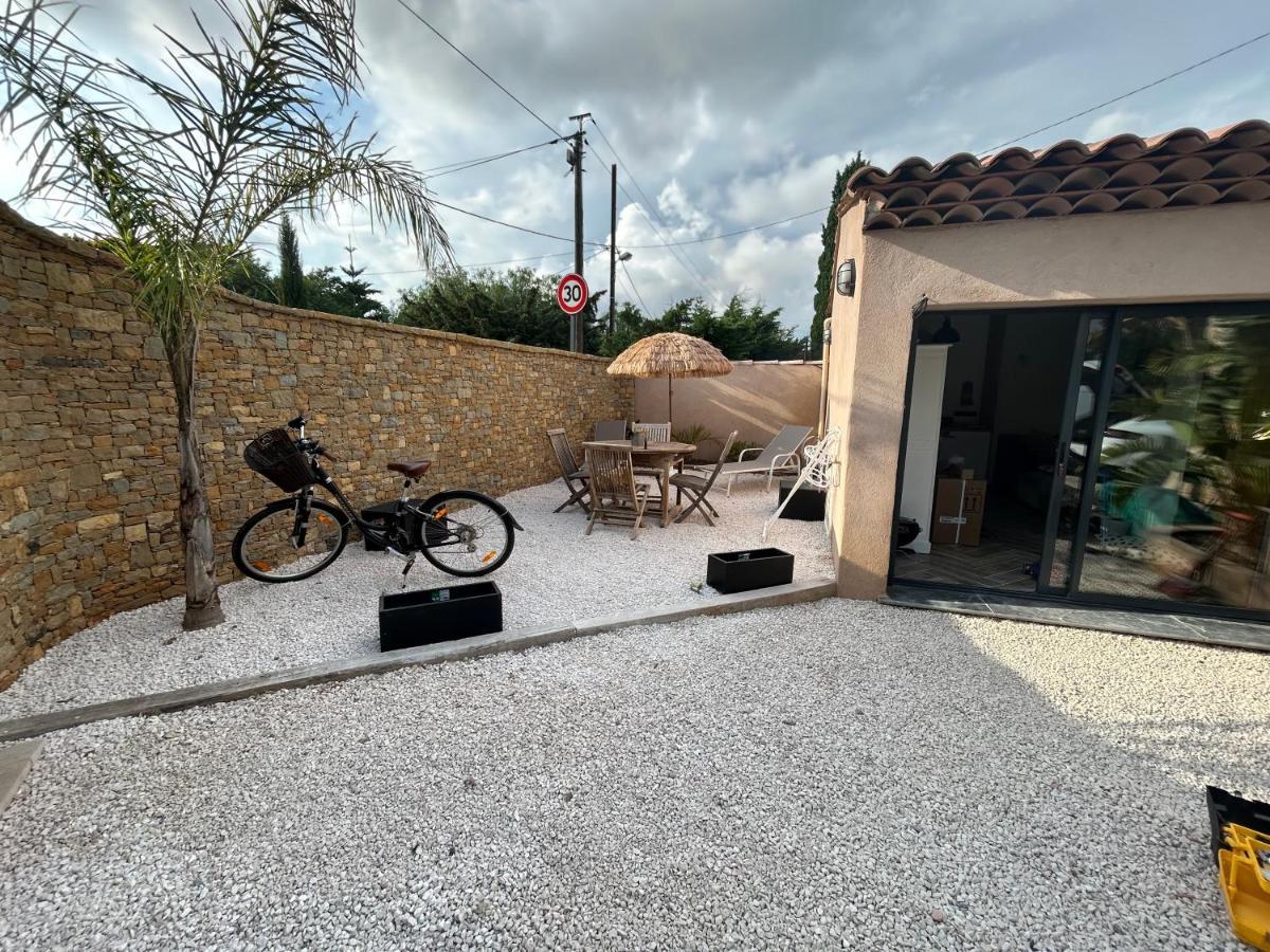 Charmant Studio Dans Villa - Jardin Privatif . La Seyne-sur-Mer Bagian luar foto